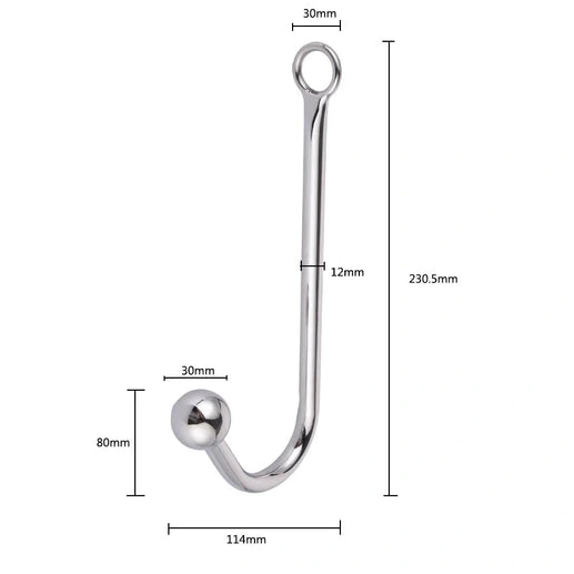 Anal Hooks Anal Hook Beaded and with Elegant Collar Cuffs 5334 0723